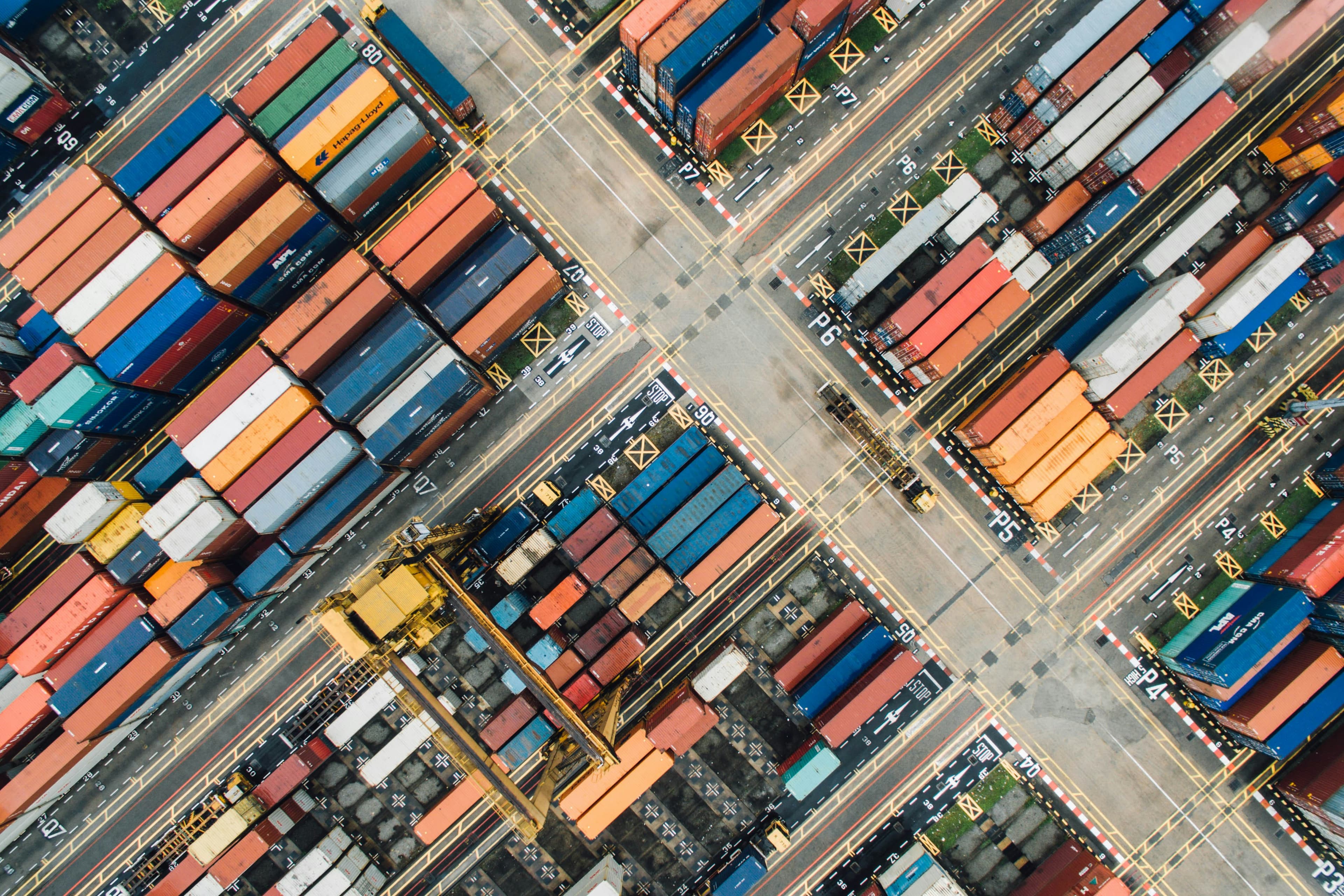 Container yard logistik
